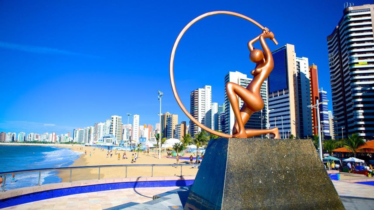 Apto 2Q Atlantic Ocean Beira Mar Fortaleza  Eksteriør billede